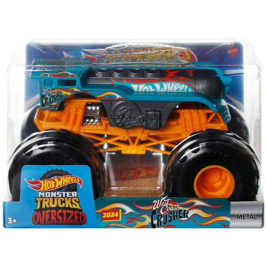 Toys N Tuck:Hot Wheels Monster Trucks Oversized - West Coast Crusher,Hot Wheels