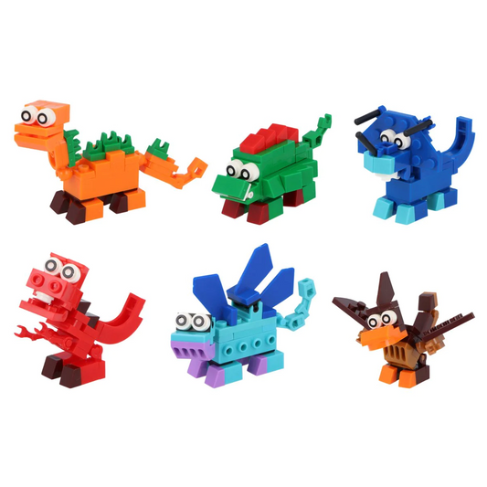 Toys N Tuck:Cartoon Dinosaur Brick Set,Star Tribe