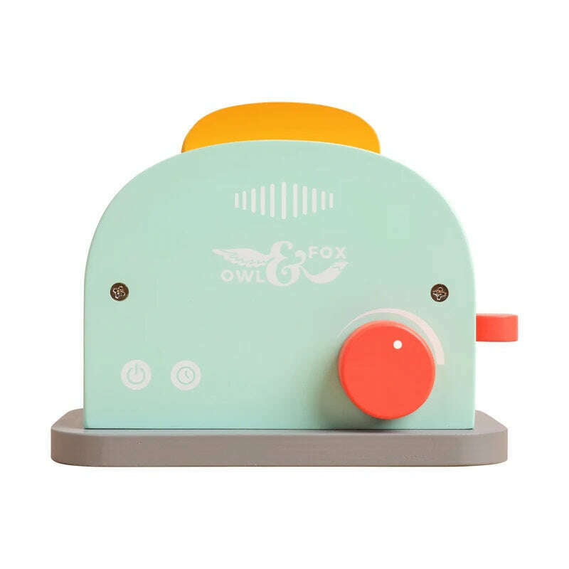 Toys N Tuck:Owl & Fox Wooden Toaster Set,Owl