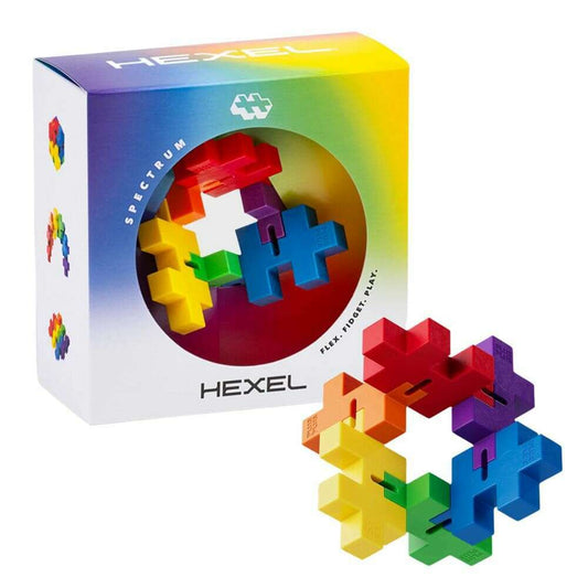 Toys N Tuck:Hexel Fidget Toy - Spectrum,Plus Plus