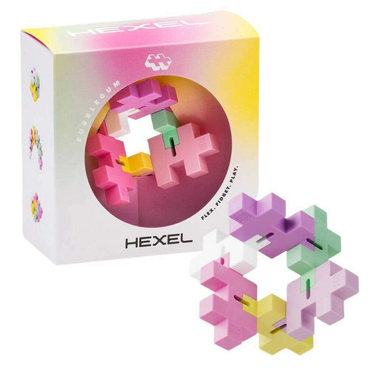 Toys N Tuck:Hexel Fidget Toy - Bubblegum,Plus Plus