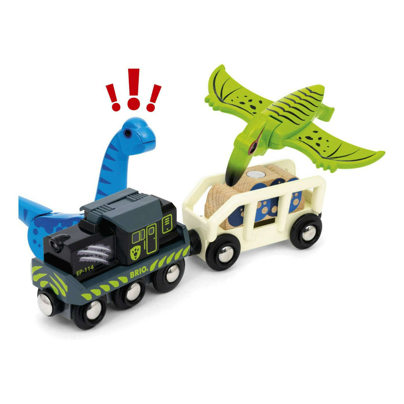 Toys N Tuck:Brio 36096 Dinosaur Battery Train,Brio