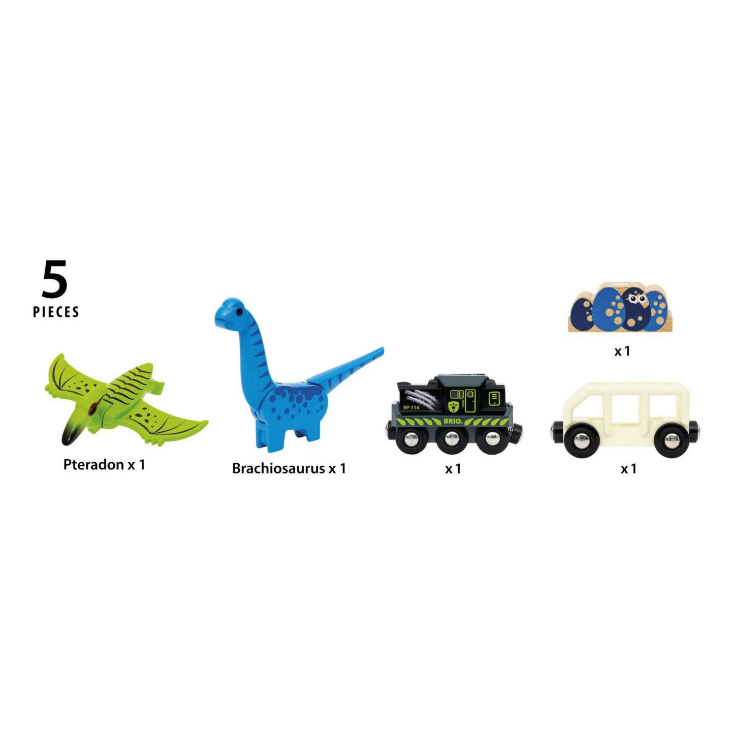 Toys N Tuck:Brio 36096 Dinosaur Battery Train,Brio