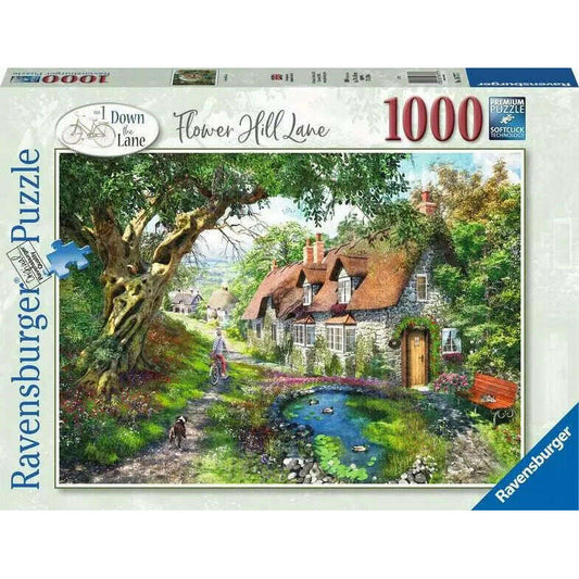 Toys N Tuck:Ravensburger 1000pc Puzzle Flower Hill Lane,Ravensburger