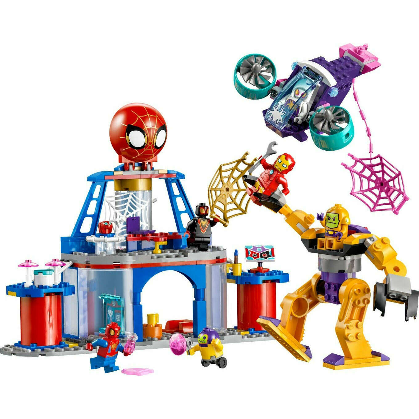 Toys N Tuck:Lego 10794 Marvel Team Spidey Web Spinner Headquarters,Lego Marvel