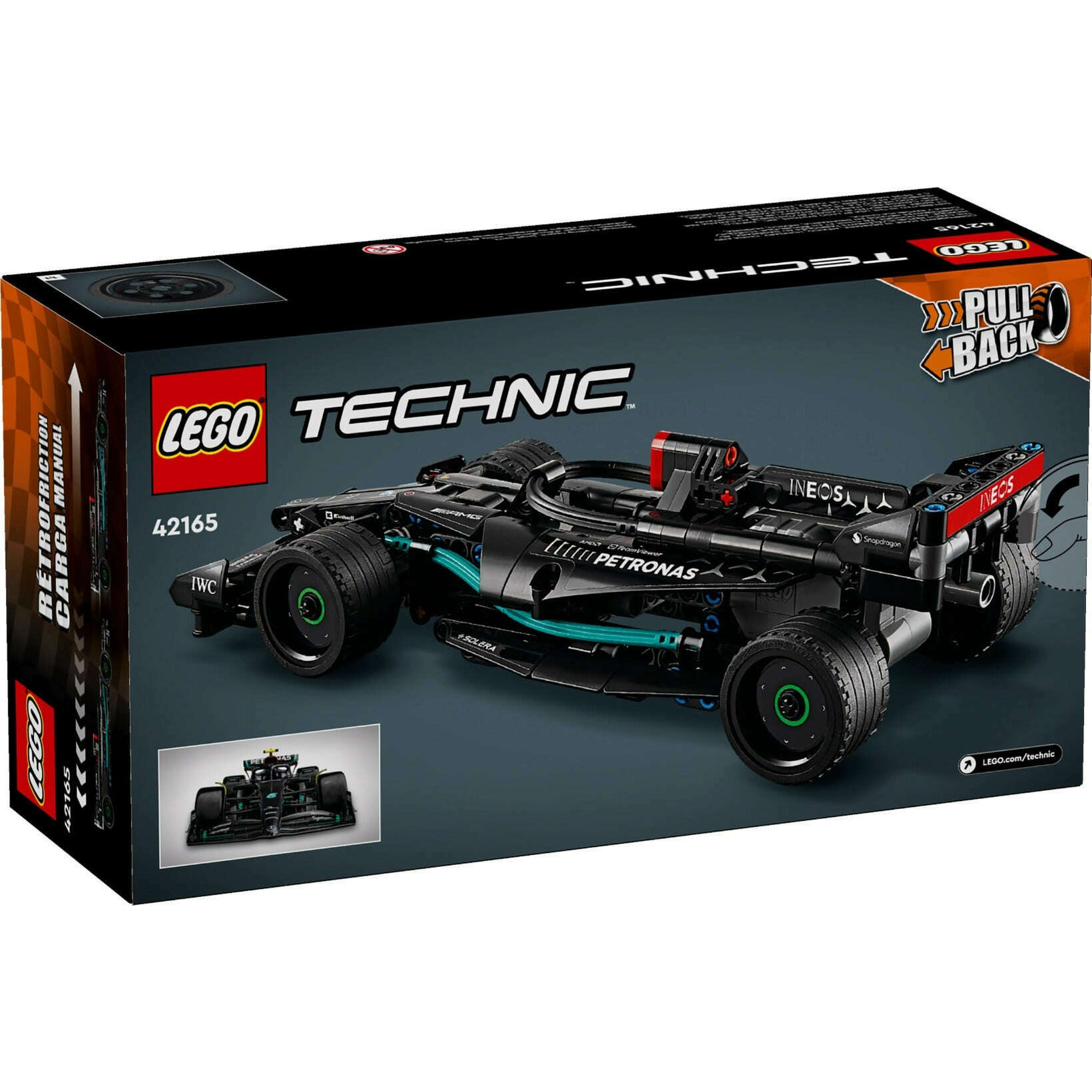 Toys N Tuck:Lego 42165 Technic Mercedes-AMG F1 W14 E Performance Pull-Back,Lego Technic