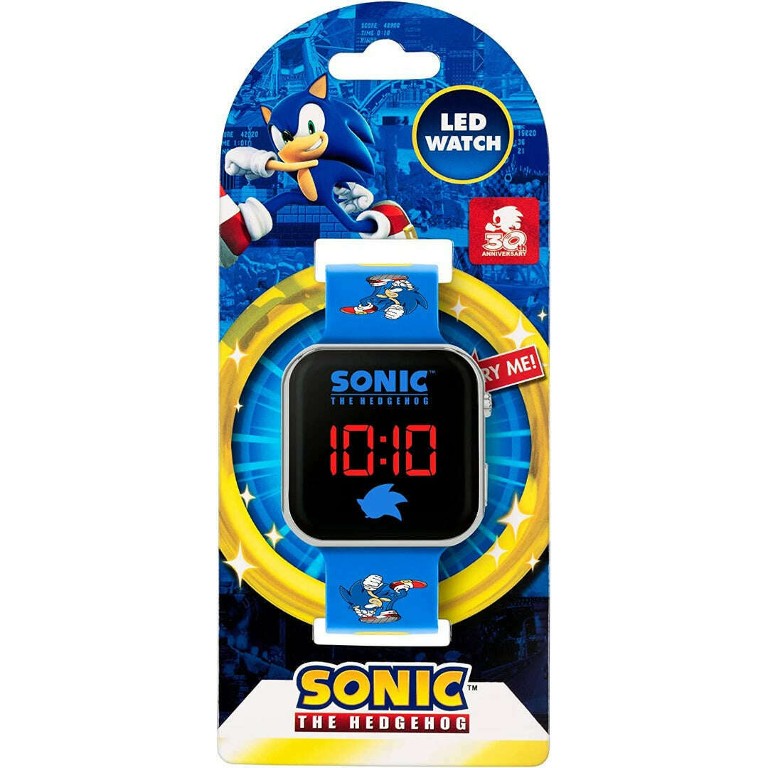 Toys N Tuck:Sonic The Hedgehog - LED Watch,Sonic The Hedgehog