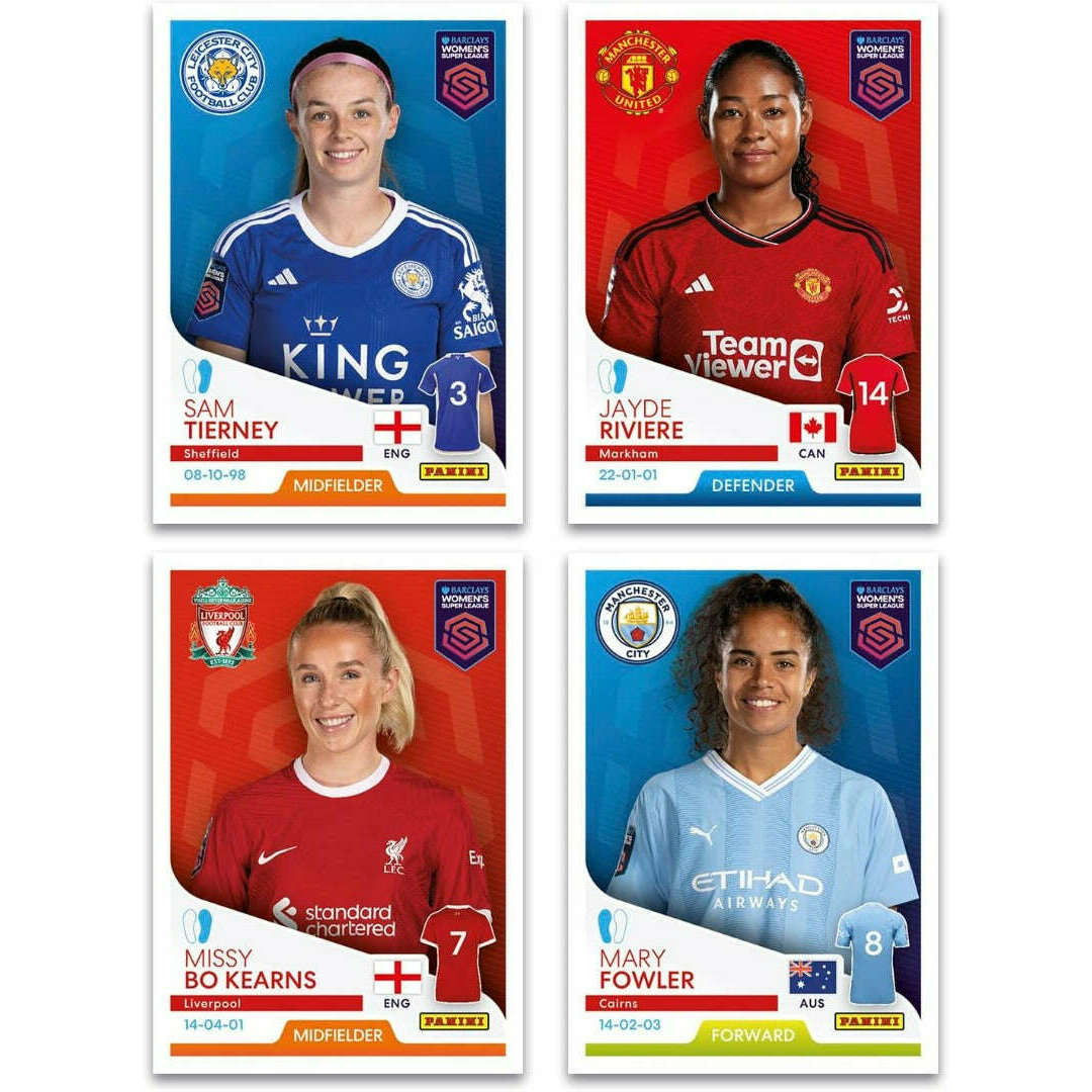 Toys N Tuck:Women's Super League Official Sticker Collection 2024 6 Pack Set,Women's Super League