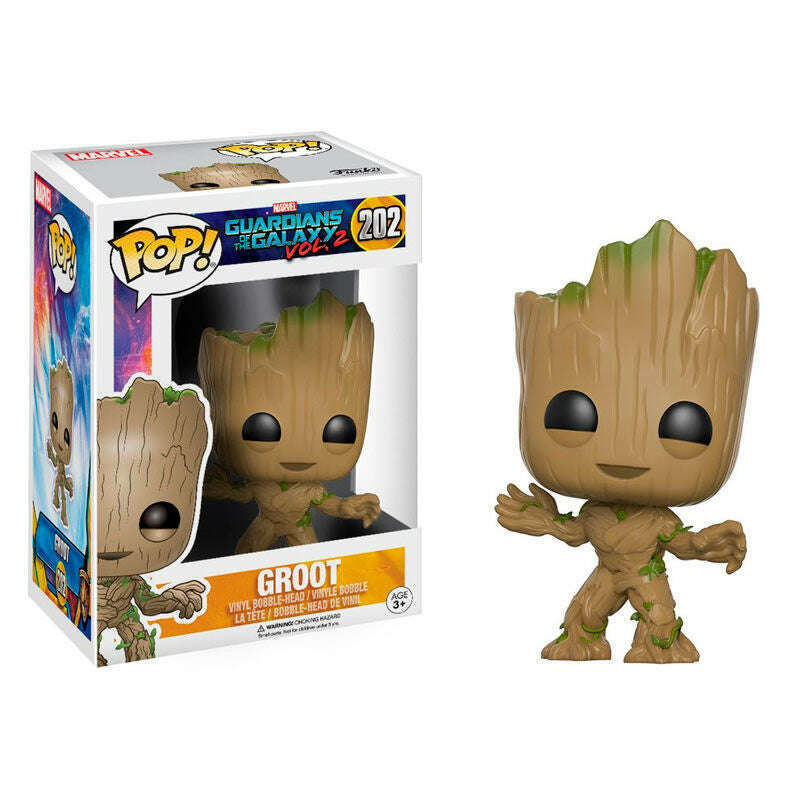 Toys N Tuck:Pop! Vinyl - Guardians Of The Galaxy Vol.2 - Groot 202,Marvel