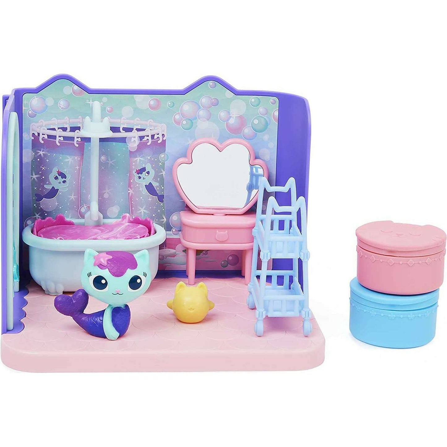 Toys N Tuck:Gabby's Dollhouse - MerCat Primp & Pamper Bathroom,Gabby's Dollhouse