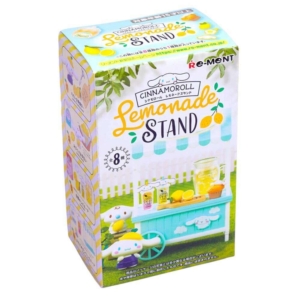 Toys N Tuck:Re-ment Cinnamoroll Lemonade Stand Box,Re-ment