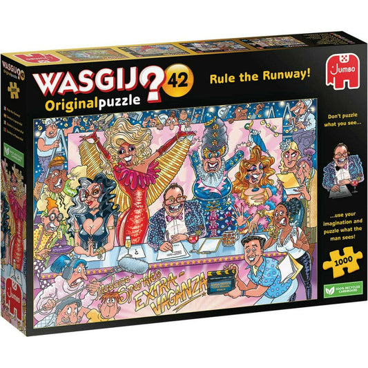 Toys N Tuck:Wasgij? Original 42 1000pc Jigsaw Puzzle Rule The Runway!,Wasgij