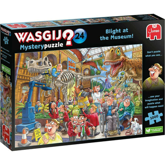 Toys N Tuck:Wasgij? Mystery 24 1000pc Jigsaw Puzzle Blight at the Museum!,Wasgij