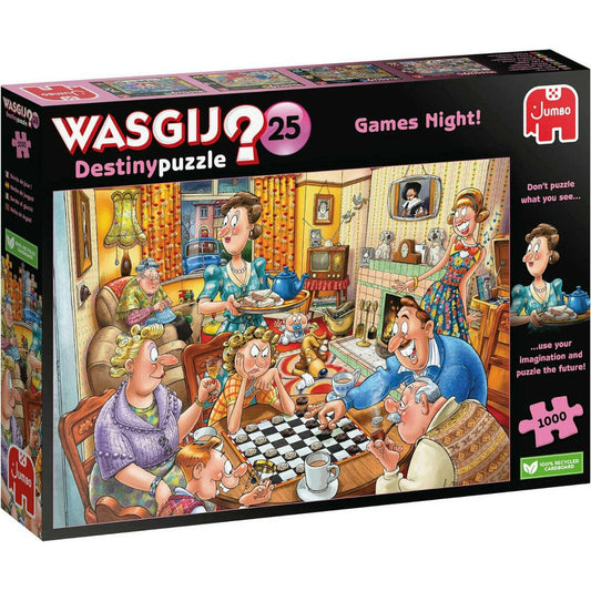 Toys N Tuck:Wasgij? Destiny 25 1000pc Jigsaw Puzzle Games Night,Wasgij