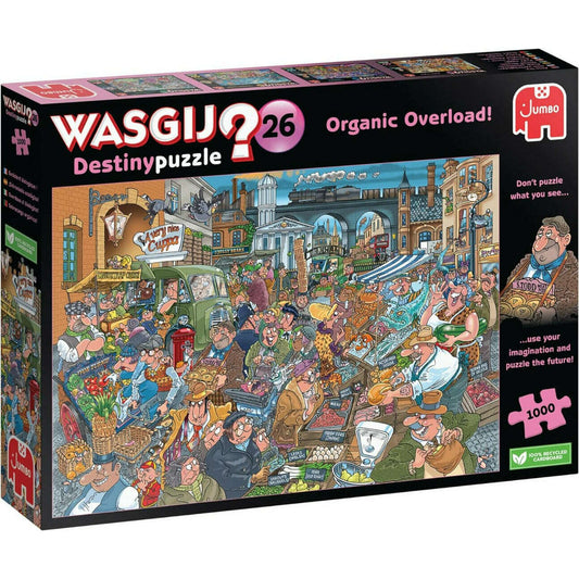 Toys N Tuck:Wasgij? Destiny 26 1000pc Jigsaw Puzzle Organic Overload!,Wasgij