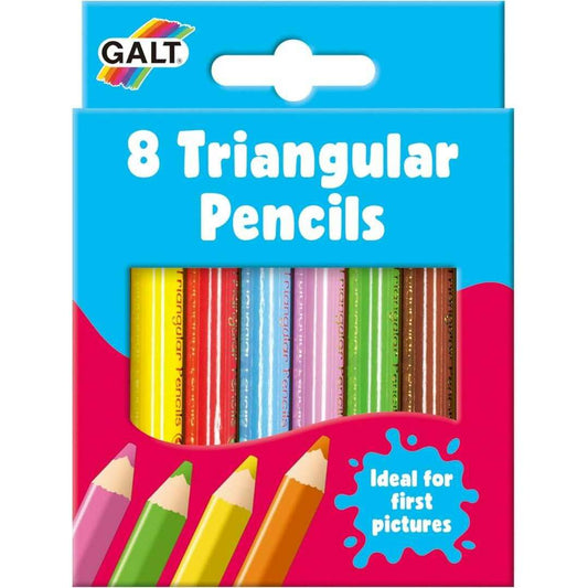 Toys N Tuck:Galt 8 Triangular Pencils,Galt