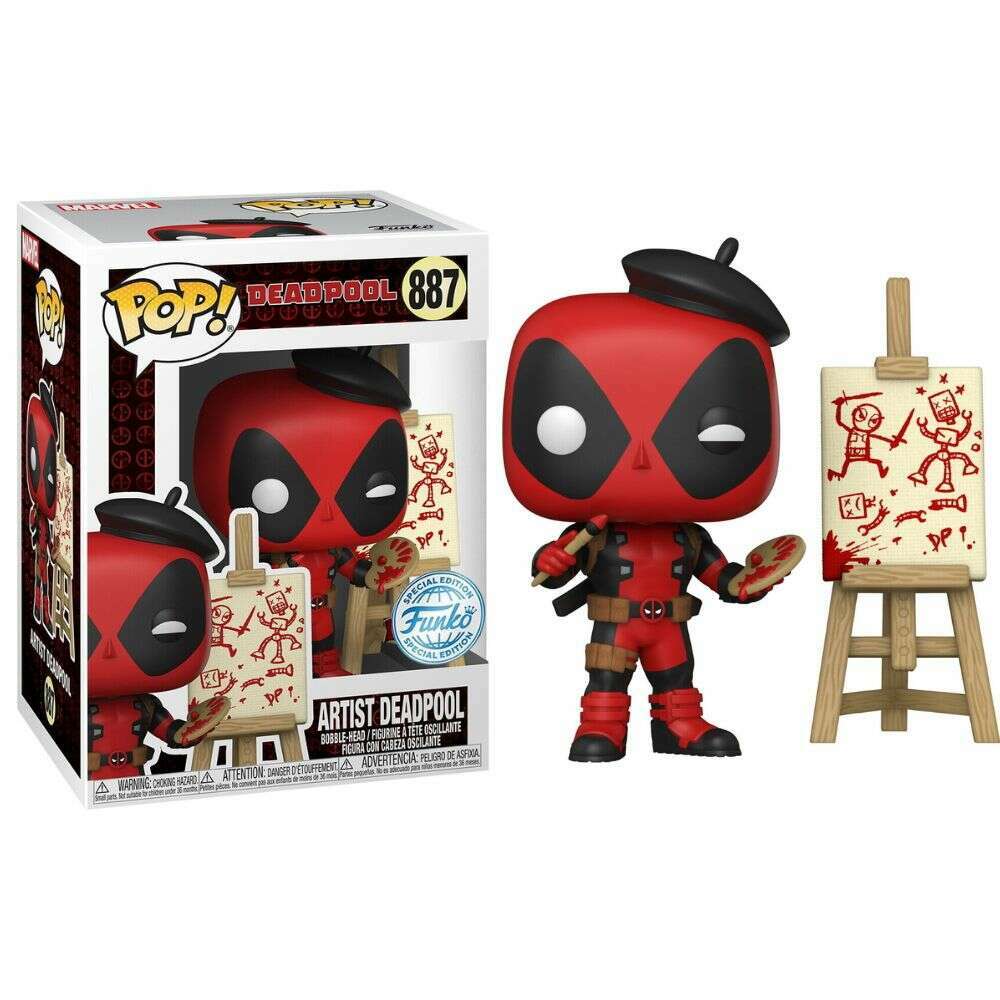 Toys N Tuck:Pop! Vinyl - Deadpool - Artist Deadpool 887,Marvel