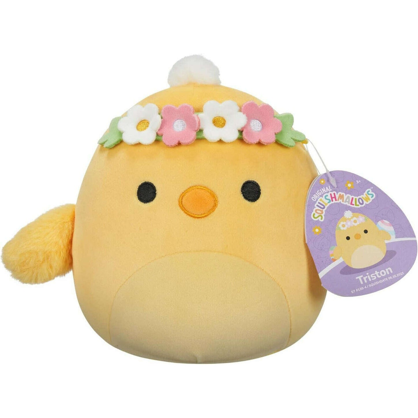 Toys N Tuck:Squishmallows Easter 7.5 Inch Plush - Triston The Chick,Squishmallows