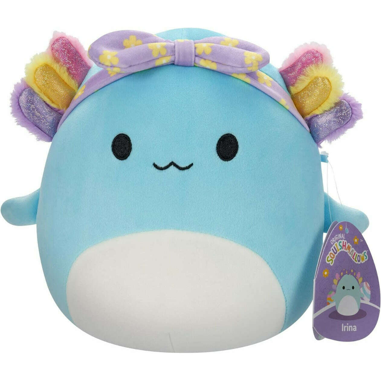 Toys N Tuck:Squishmallows Easter 7.5 Inch Plush - Irina The Axolotl,Squishmallows