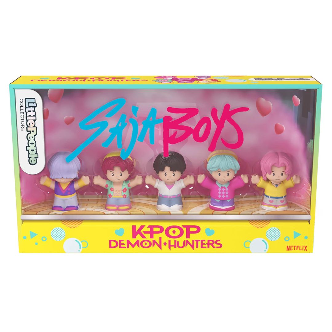 Fisher Price Little People KPop Demon Hunters Saja Boys Collectors Set