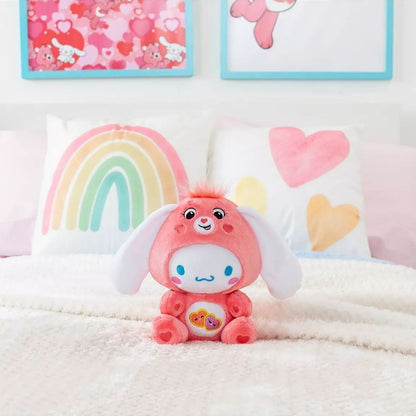 Care Bears Hello Kitty and Friends 22cm Cinnamoroll as Love-A-Lot Bear