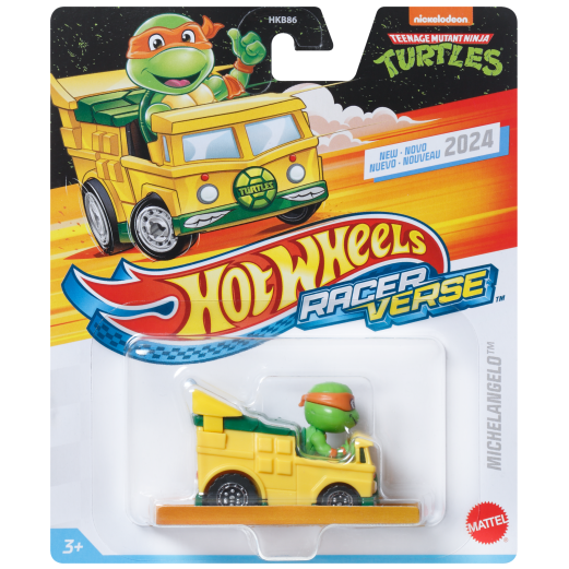 Toys N Tuck:Hot Wheels Racer Verse - TMNT Michelangelo,Hot Wheels