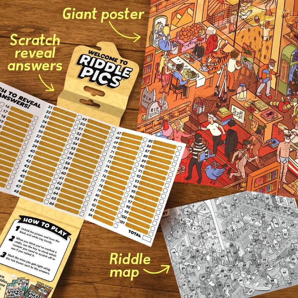 Toys N Tuck:Big Potato Games Riddle Pics Books Edition,Big Potato Games