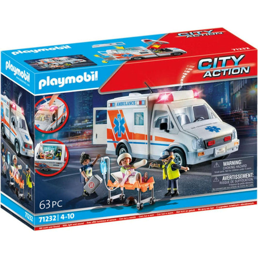Toys N Tuck:Playmobil 71232 City Action Ambulance,Playmobil
