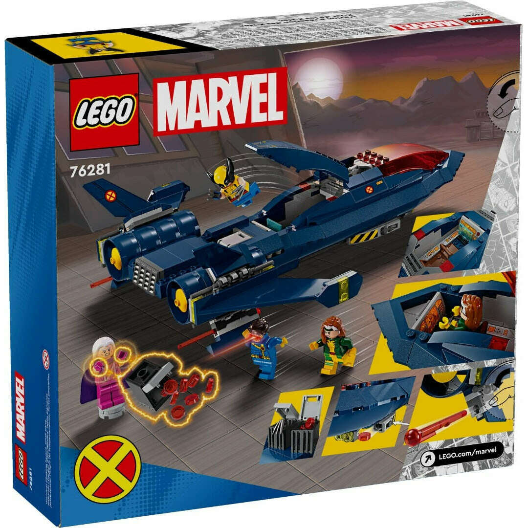 Toys N Tuck:Lego 76281 Marvel X-Men X-Jet,Lego Marvel