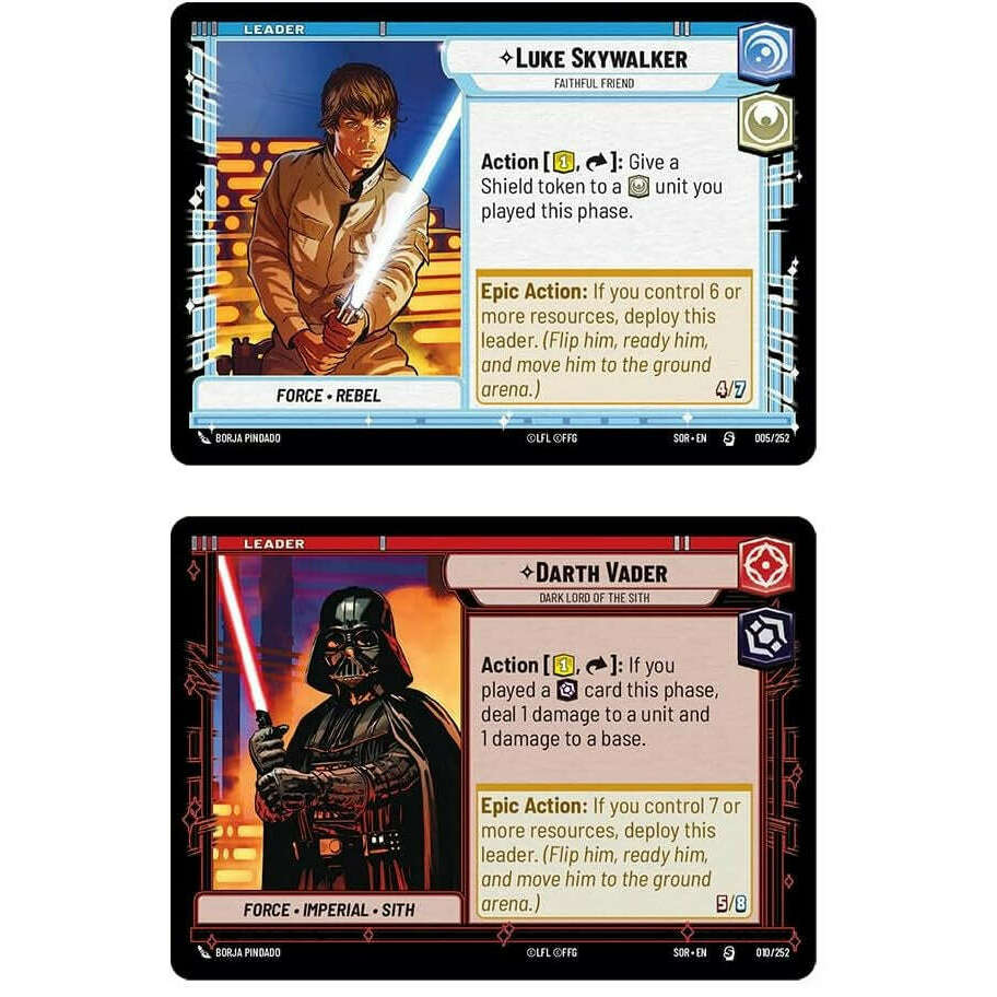 Toys N Tuck:Star Wars Unlimited TCG Spark Of Rebellion 2 Player Starter Set,Star Wars