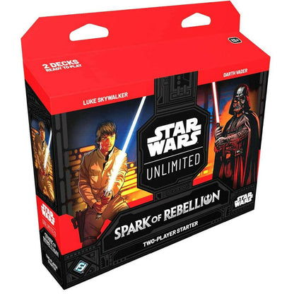 Toys N Tuck:Star Wars Unlimited TCG Spark Of Rebellion 2 Player Starter Set,Star Wars