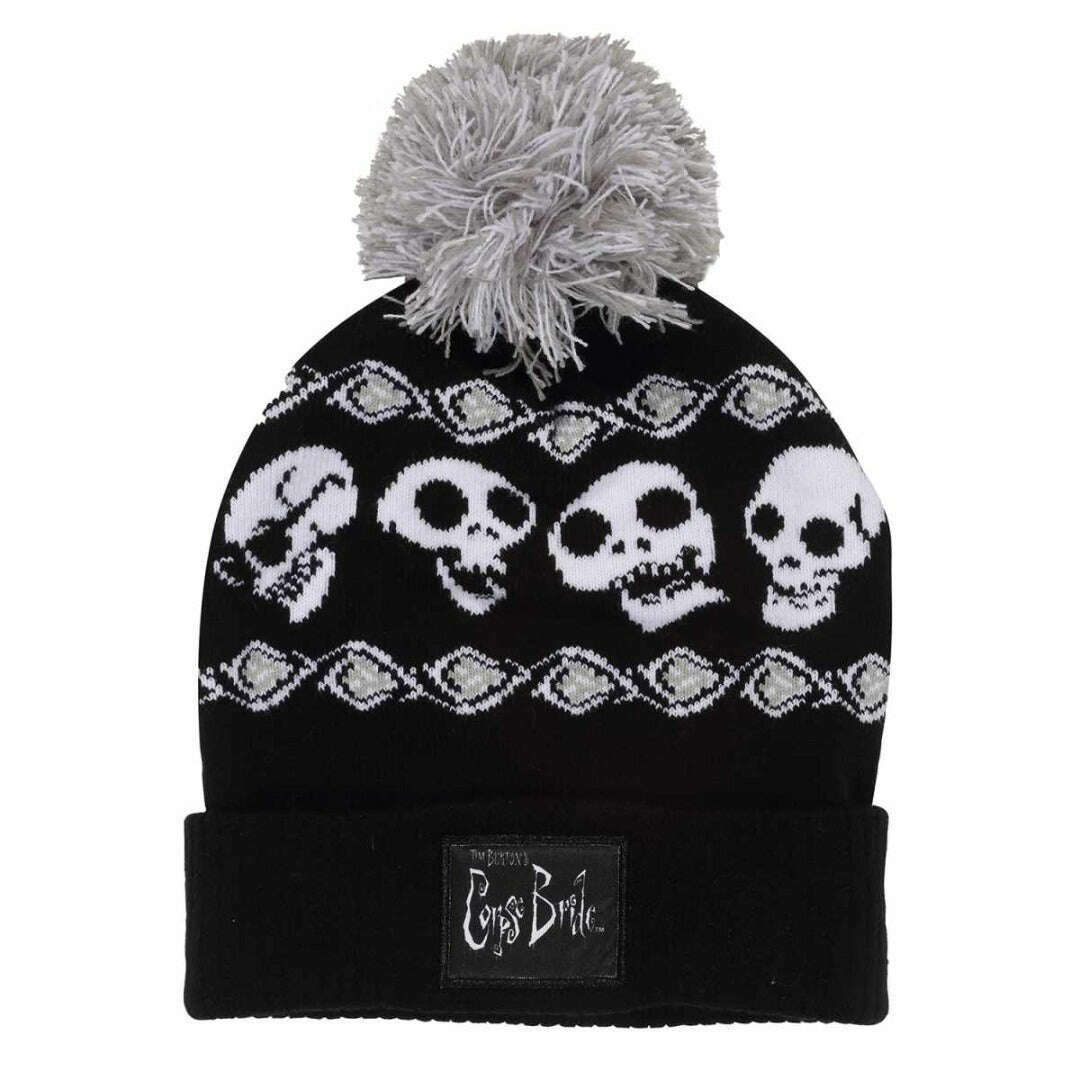 Toys N Tuck:Corpse Bride - Skeleton Band Snow Beanie,Corpse Bride