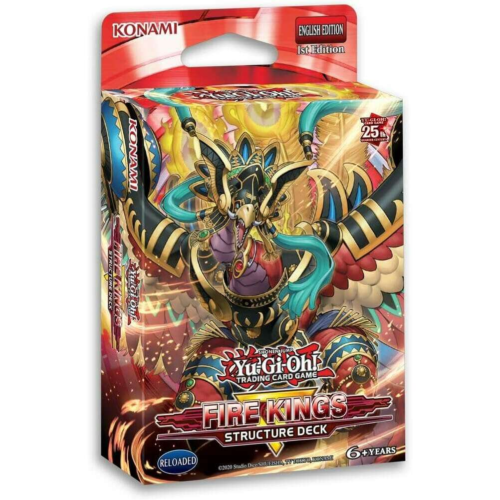 Toys N Tuck:Yu-Gi-Oh! Trading Card Game Fire Kings Structure Deck,Yu-Gi-Oh