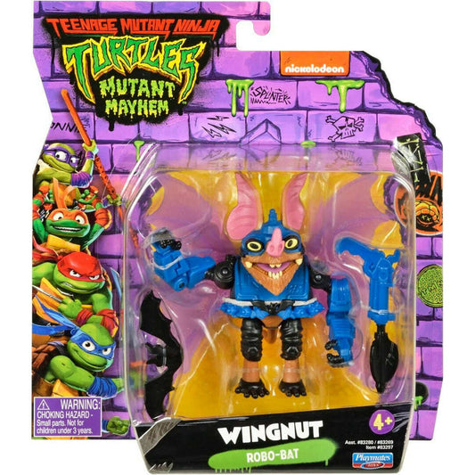 Toys N Tuck:Teenage Mutant Ninja Turtles Mutant Mayhem Action Figure - Wingnut,Teenage Mutant Ninja Turtles