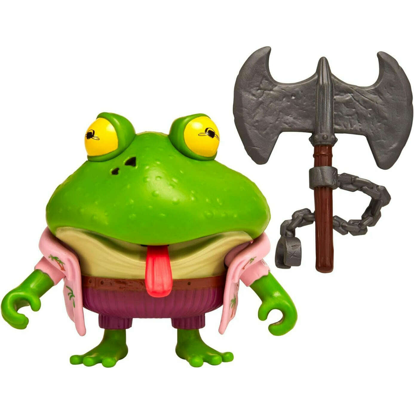 Toys N Tuck:Teenage Mutant Ninja Turtles Mutant Mayhem Action Figure - Genghis Frog,Teenage Mutant Ninja Turtles