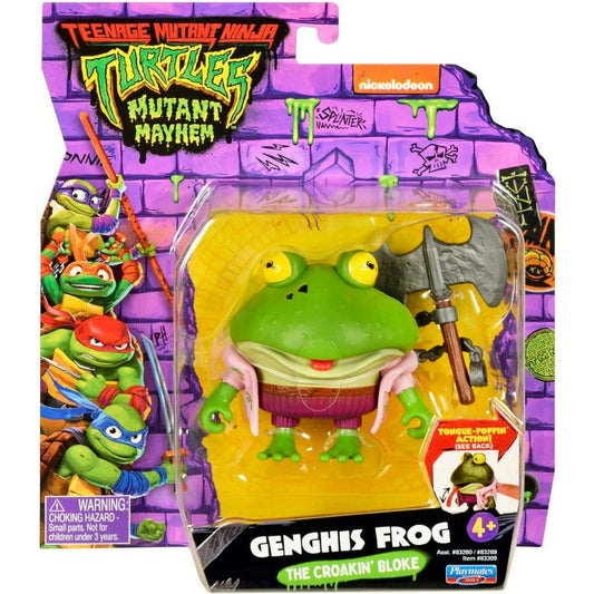 Toys N Tuck:Teenage Mutant Ninja Turtles Mutant Mayhem Action Figure - Genghis Frog,Teenage Mutant Ninja Turtles
