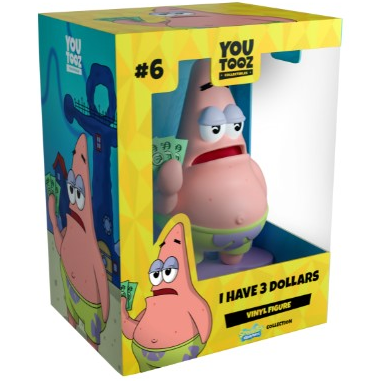 Toys N Tuck:YouTooz Vinyl Figure - I Have 3 Dollars Patrick,SpongeBob SquarePants