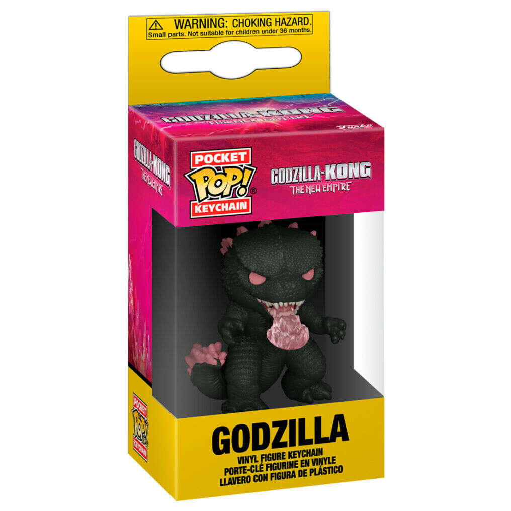 Toys N Tuck:Funko Pocket Pop Keychain - Godzilla-Kong The New Empire - Godzilla,Godzilla