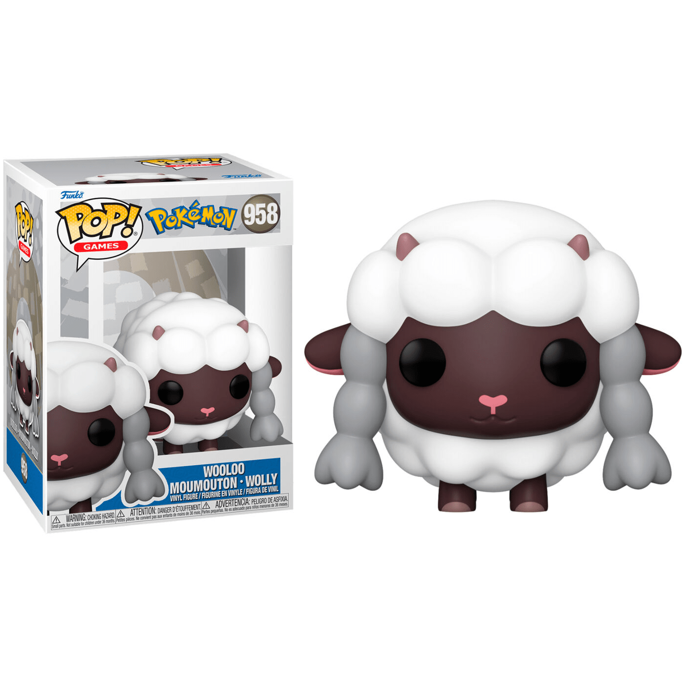 Toys N Tuck:Pop Vinyl - Pokemon - Wooloo 958,Pokemon