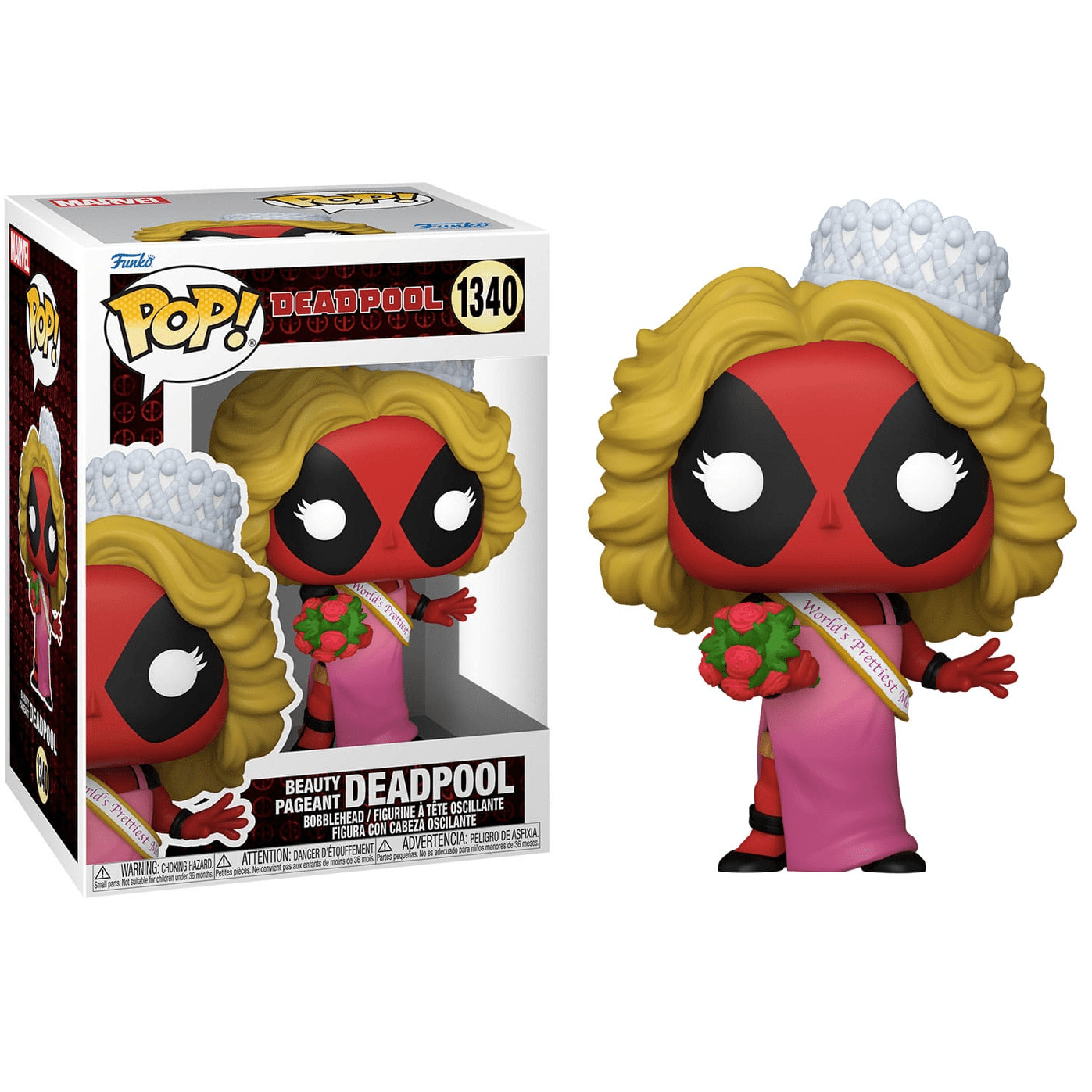 Toys N Tuck:Pop! Vinyl - Deadpool - Beauty Pageant Deadpool 1340,Marvel