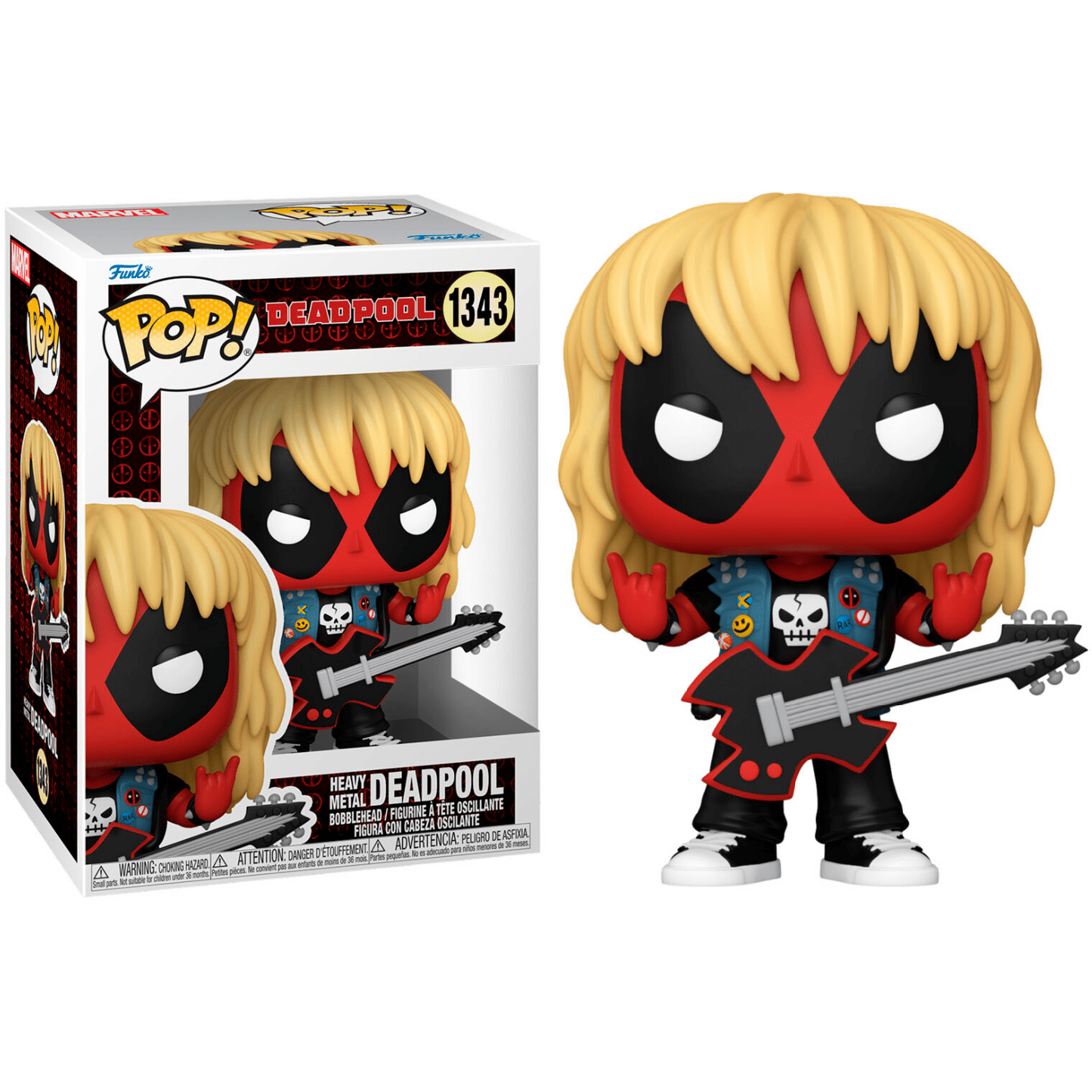 Toys N Tuck:Pop! Vinyl - Deadpool - Heavy Metal Deadpool 1343,Marvel