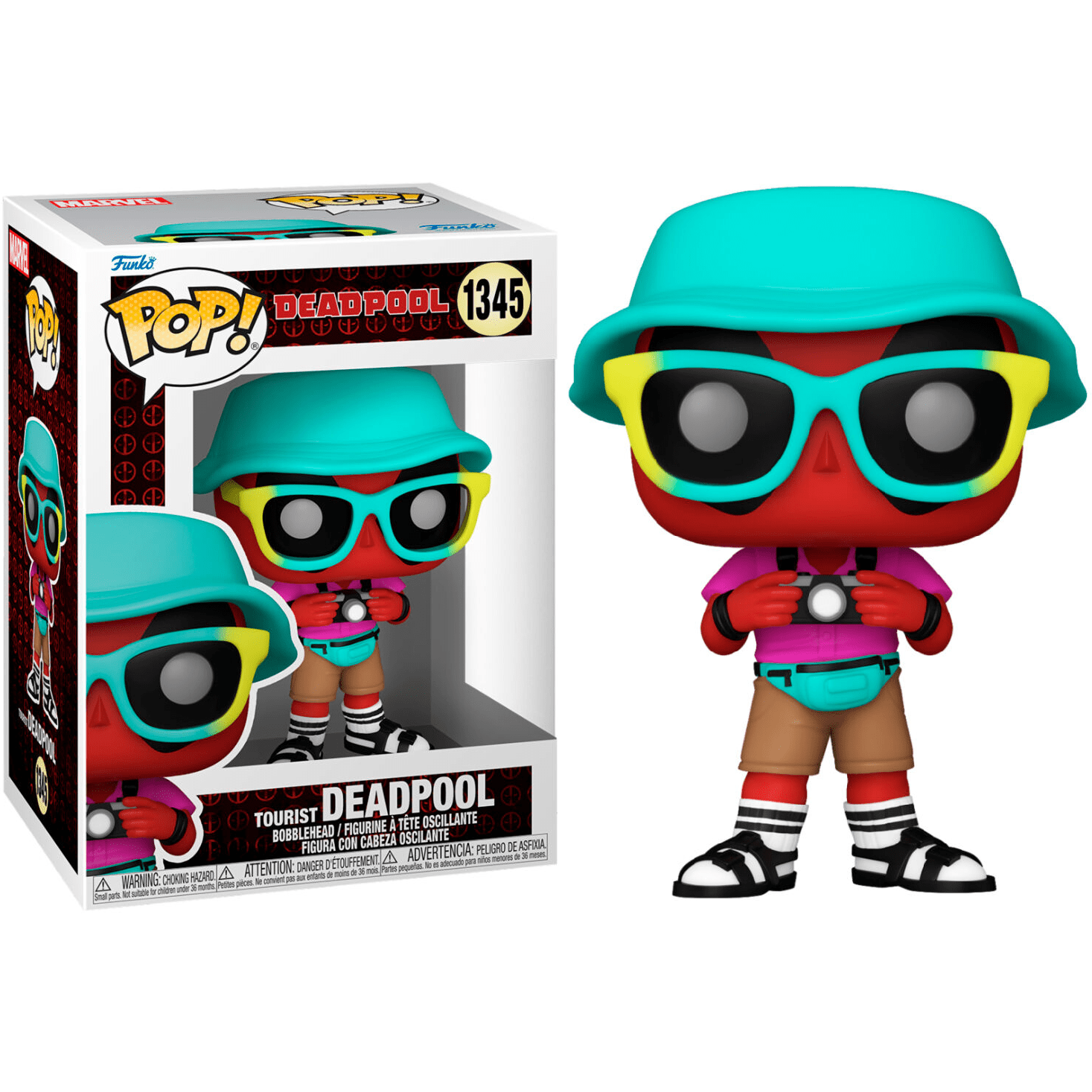 Toys N Tuck:Pop! Vinyl - Deadpool - Tourist Deadpool 1345,Marvel