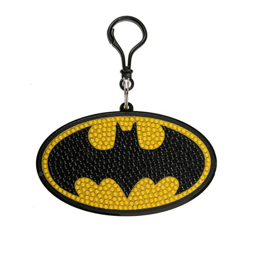 Toys N Tuck:Crystal Art Bag Charms DC - Batman Logo,DC