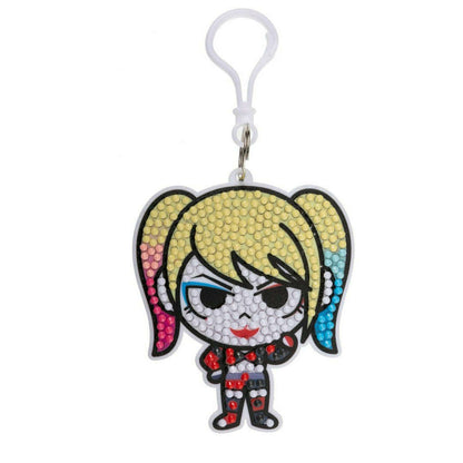 Toys N Tuck:Crystal Art Bag Charms DC - Harley Quinn,DC