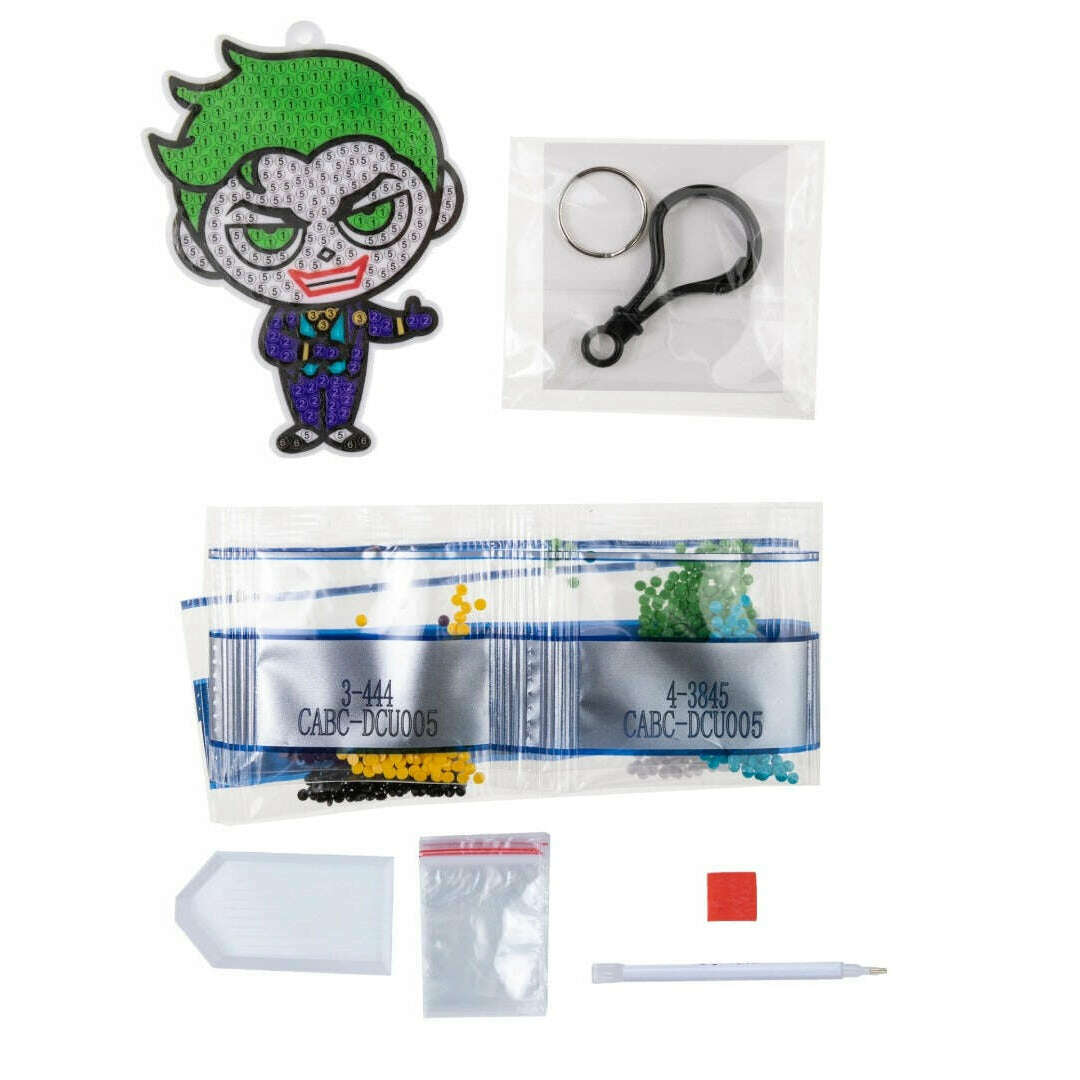Toys N Tuck:Crystal Art Bag Charms DC - The Joker,DC