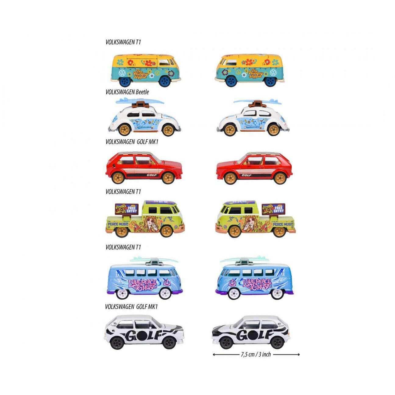 Toys N Tuck:Majorette Die-cast Volkswagen The Originals Deluxe Cars,Majorette