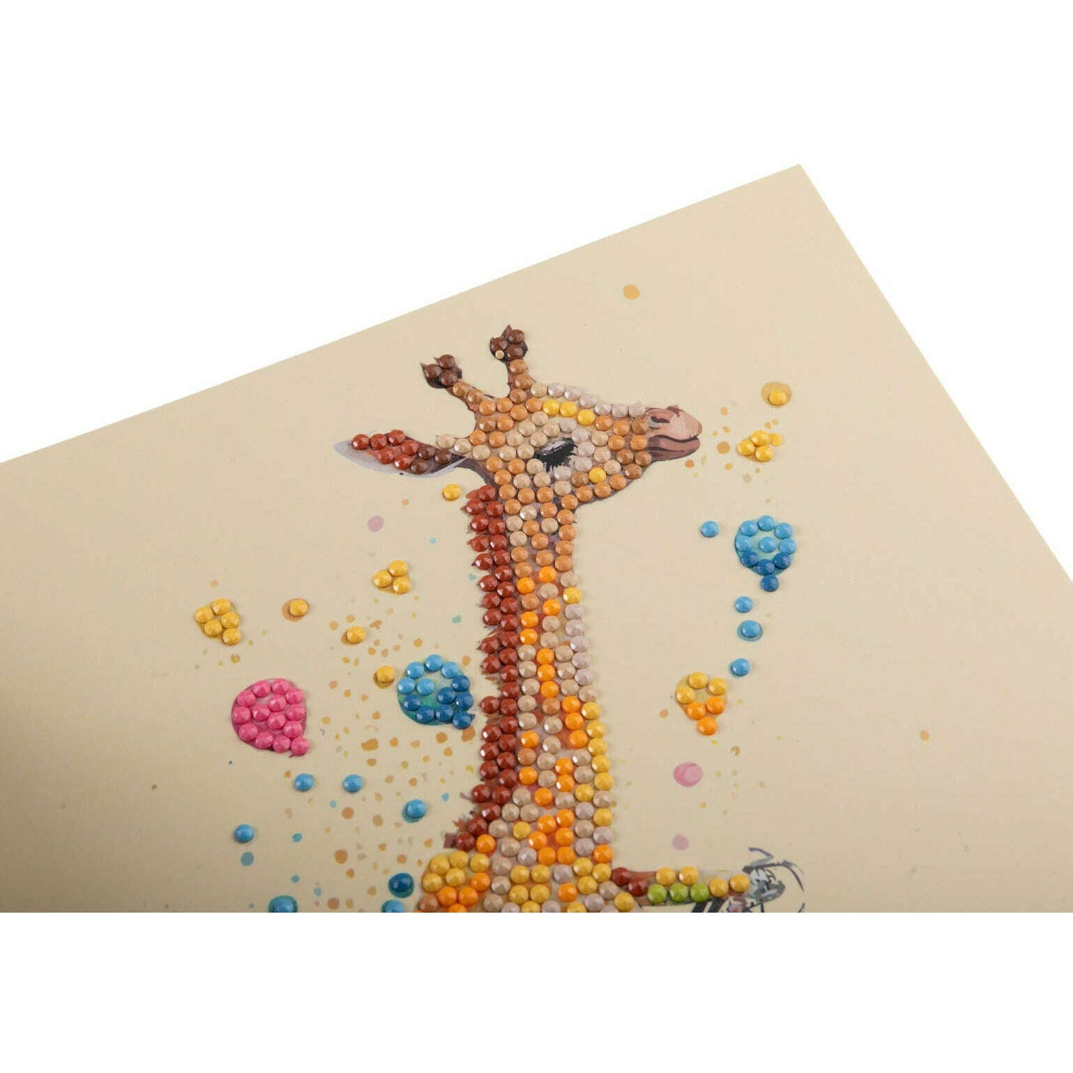 Toys N Tuck:Crystal Art Card Kit - Cute Baby Giraffe,Crystal Art