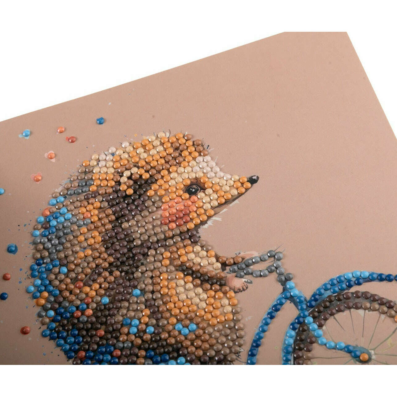 Toys N Tuck:Crystal Art Card Kit - Cute Baby Hedgehog,Crystal Art