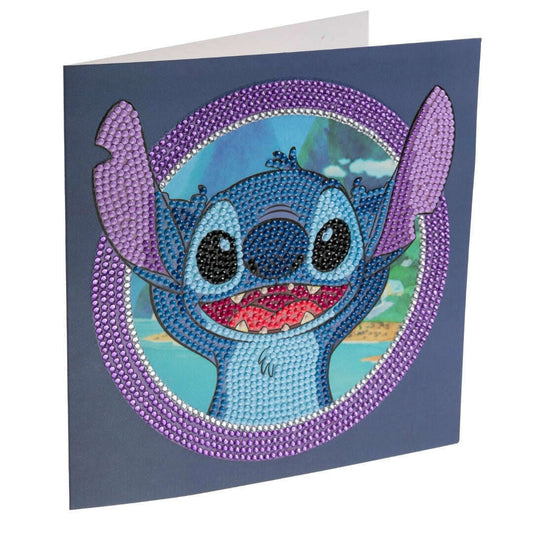 Toys N Tuck:Crystal Art Disney Card Kit - Stitch,Disney