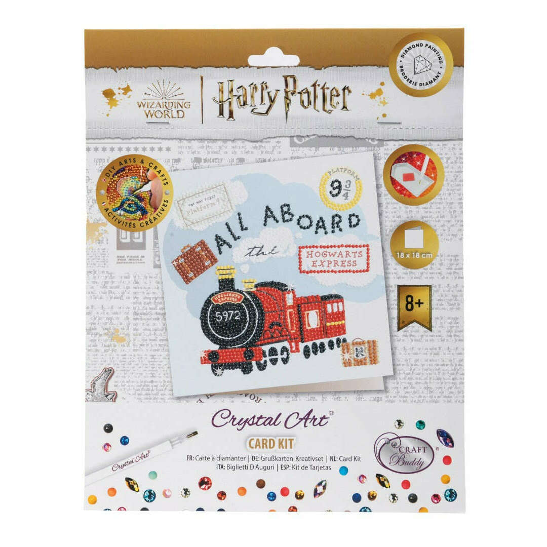 Toys N Tuck:Crystal Art Harry Potter Card Kit - Hogwarts Express,Harry Potter